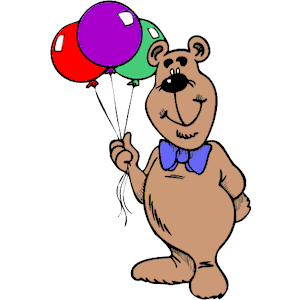 Bear with Balloons