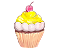 Yellow Cupcake