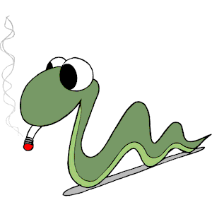 Snake Smoking