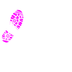Shoe Print - Pink