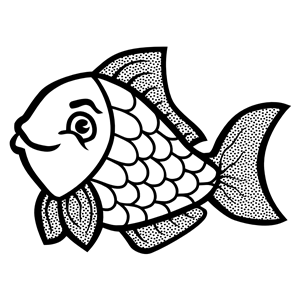 fish - lineart