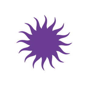 Purple Sun Clipart