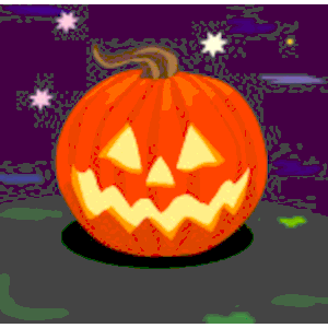 Gif Halloween pumpkin light 