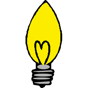 Light bulb (pointed)