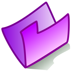 folder violet