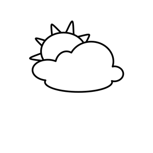 Cloudy - Outline