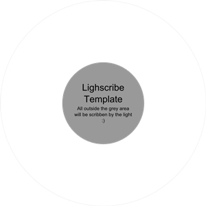 LightScribe CD DVD Template