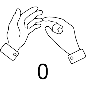 Sign Language O