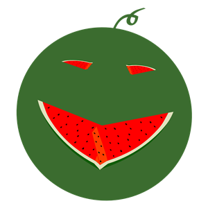 watermelon-face