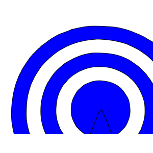 Blue-radio-tower-icon
