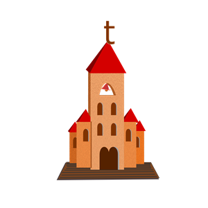 Pequena Cidade, Igreja, Lojas