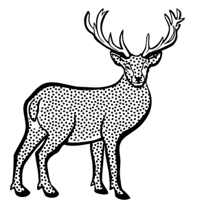 deer - lineart
