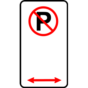 sign_no parking zone