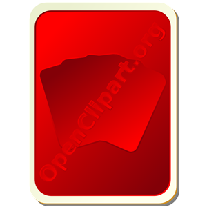 Card backs: silhouette red