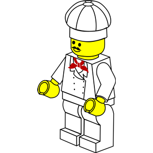 LEGO town -- chef