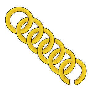 gold chain of round