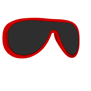 Red Cool Sunglasses
