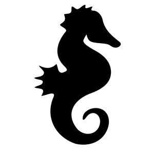seahorse silhouette