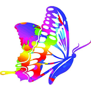 Stylised butterfly