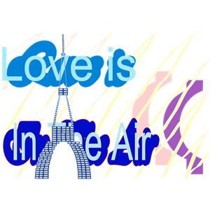 E-Card love is in the air la Tour Eiffel Tower 30 Aug 2008