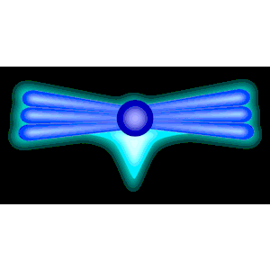 Glowing symbol