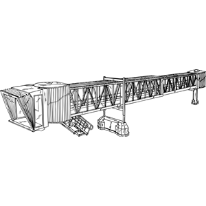 airplane paasenger bridge