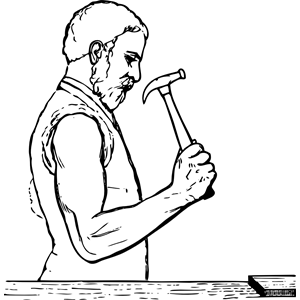 Elbow Position for Hammering