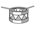 Drum - Lineart