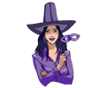 Witch In Purple