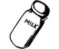 Milk In Bottal