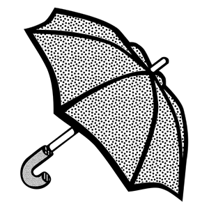 umbrella - lineart