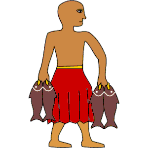 Man Carrying Fish