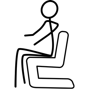 Seated Stick Figure