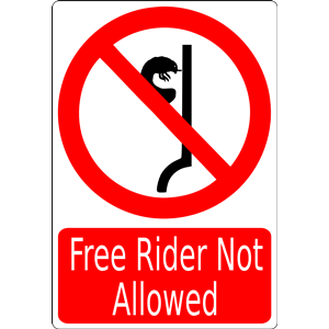 Free Rider Not Allowed