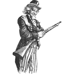 Uncle Sam with a Gun