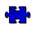 Blue Jigsaw piece 02