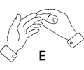 Sign Language E