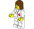 LEGO Town -- female doctor
