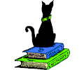 Cat on Book