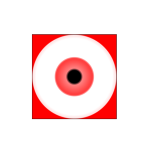 gradient radial eyeball albino red viewable