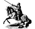 Knight on horseback 4