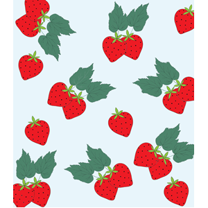 Strawberry Pattern Background