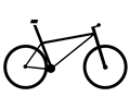 Bicycle Icon Silhouette