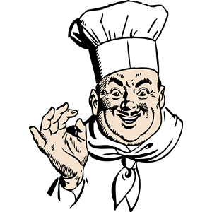Happy Chef clipart, cliparts of Happy Chef free download (wmf, eps, emf,  svg, png, gif) formats