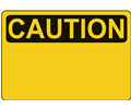 Caution - Blank