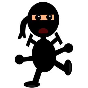 A Simple Cartoon Ninja