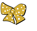 Gold Cheer Bow