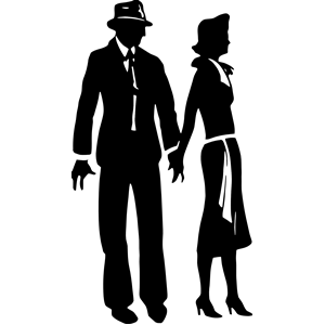 Couple silhouette