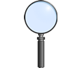 lente - magnifying glass
