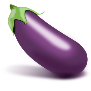 Isolated Eggplant